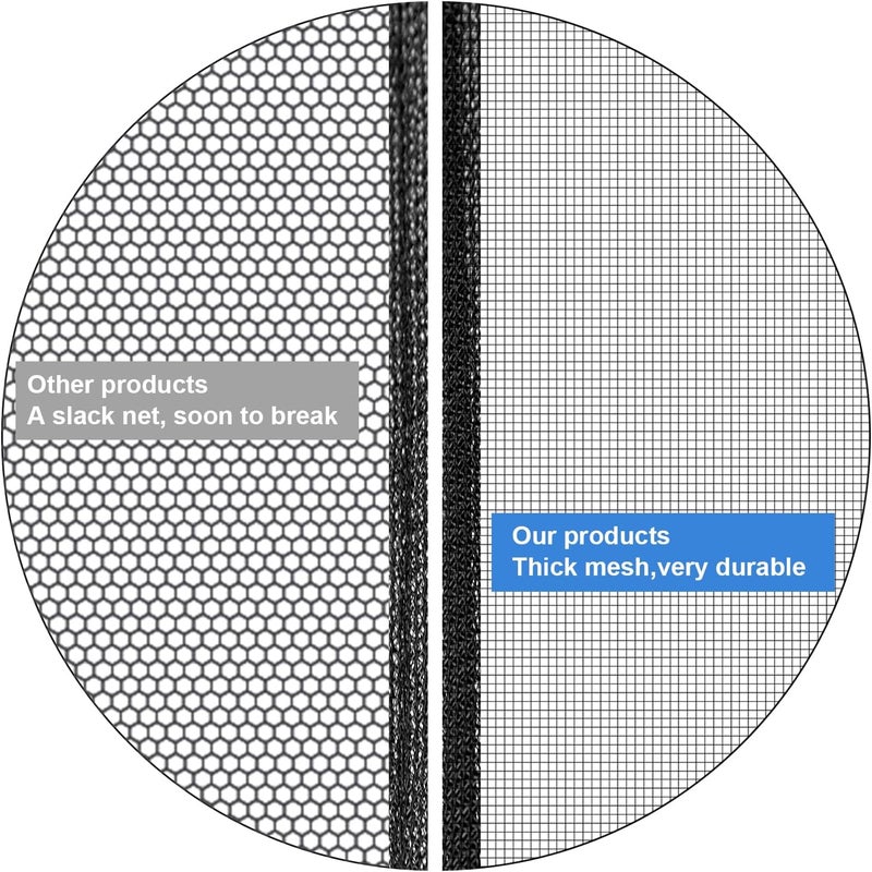 bruwaa 2 Pcs Mesh Cover for Rain Barrels with Drawstring, Rain Barrel Netting Screen to Collect Rainwater from Gutter, Keeps Leaves and Debris from Falling into Rain Barrels for Outdoor Garden-39 Inch - Image 5